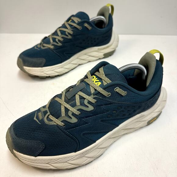 EXCELLENT Hoka One One Men\'s Anacapa Breeze Low Trail Running Shoe Hiking 9 D main image 11